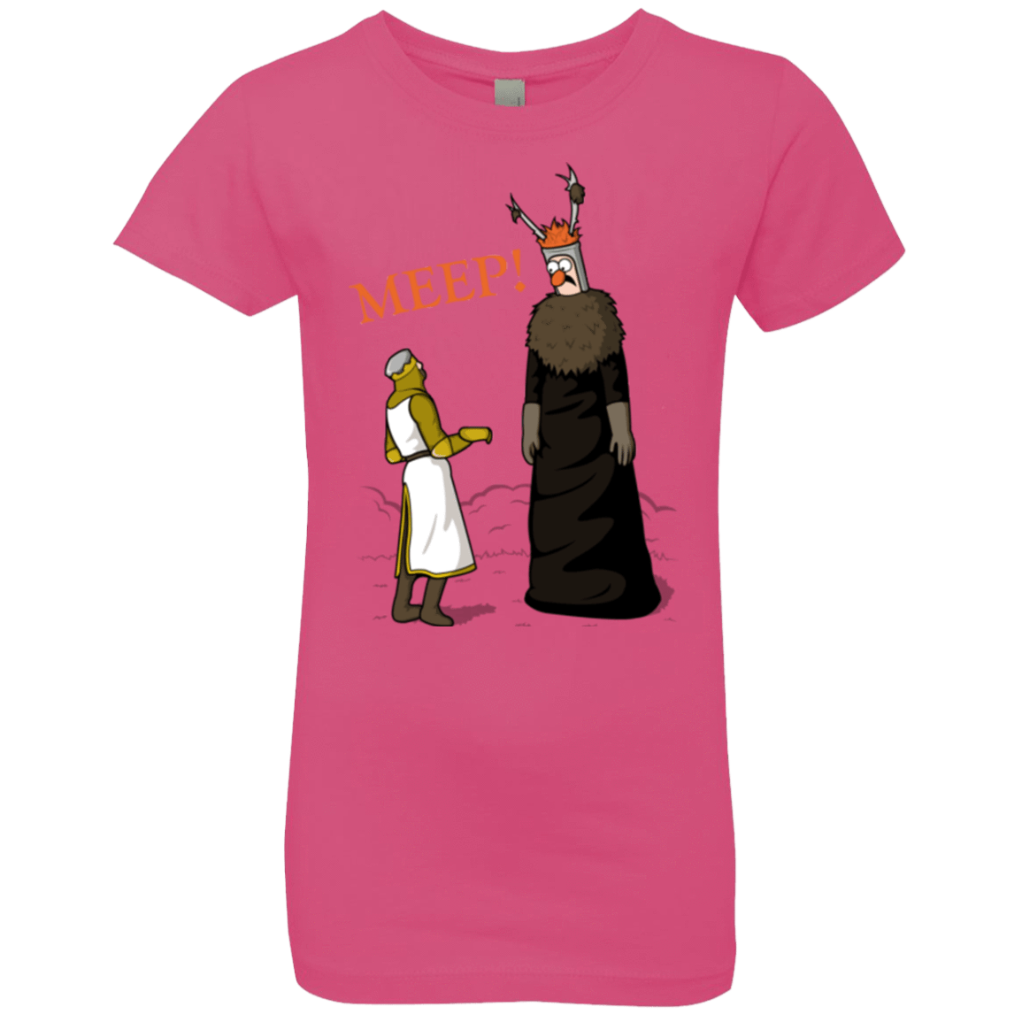 T-Shirts Hot Pink / YXS The Knight Who Says MEEP Girls Premium T-Shirt