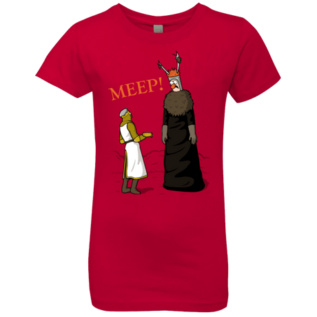 T-Shirts Red / YXS The Knight Who Says MEEP Girls Premium T-Shirt