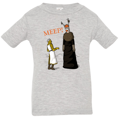 T-Shirts Heather Grey / 6 Months The Knight Who Says MEEP Infant Premium T-Shirt