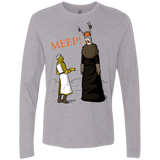 T-Shirts Heather Grey / Small The Knight Who Says MEEP Men's Premium Long Sleeve