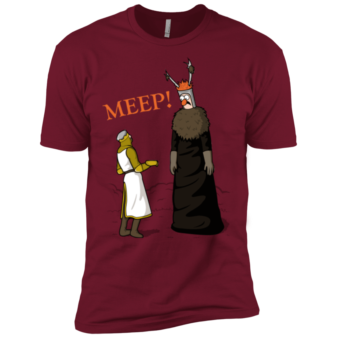 T-Shirts Cardinal / X-Small The Knight Who Says MEEP Men's Premium T-Shirt