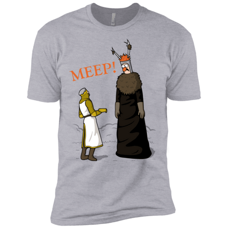T-Shirts Heather Grey / X-Small The Knight Who Says MEEP Men's Premium T-Shirt