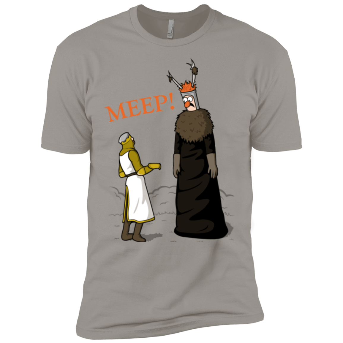 T-Shirts Light Grey / X-Small The Knight Who Says MEEP Men's Premium T-Shirt