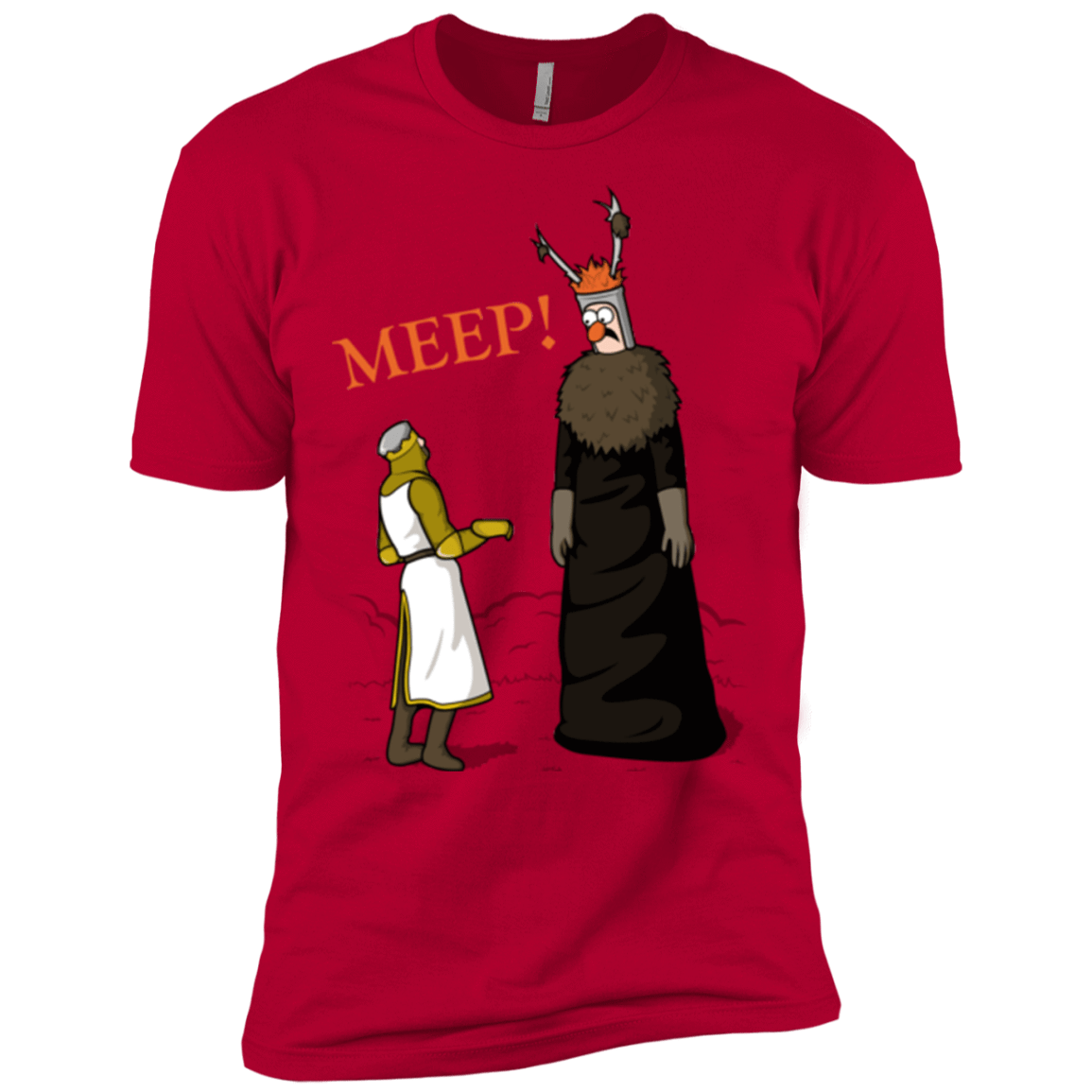 T-Shirts Red / X-Small The Knight Who Says MEEP Men's Premium T-Shirt