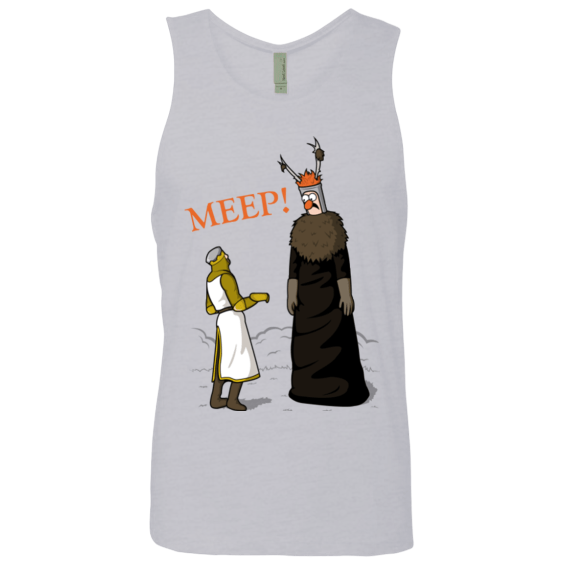 T-Shirts Heather Grey / Small The Knight Who Says MEEP Men's Premium Tank Top