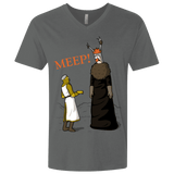 T-Shirts Heavy Metal / X-Small The Knight Who Says MEEP Men's Premium V-Neck