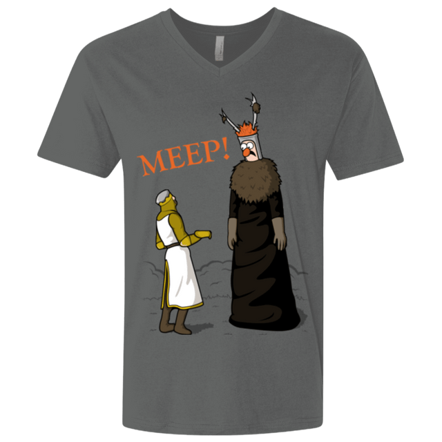T-Shirts Heavy Metal / X-Small The Knight Who Says MEEP Men's Premium V-Neck