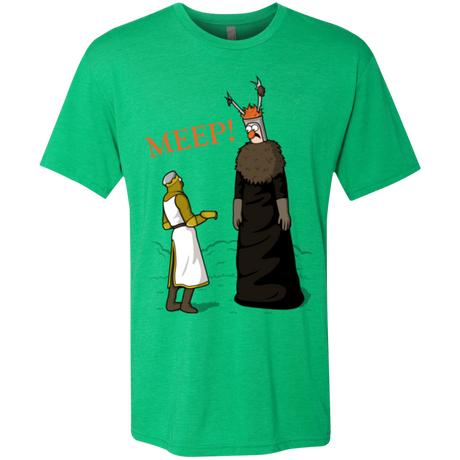 T-Shirts Envy / Small The Knight Who Says MEEP Men's Triblend T-Shirt