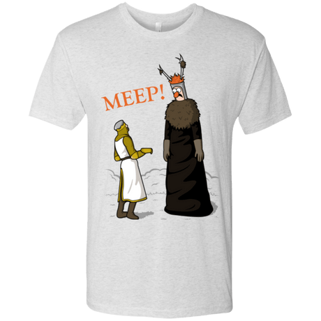 T-Shirts Heather White / Small The Knight Who Says MEEP Men's Triblend T-Shirt