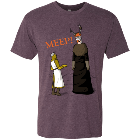 T-Shirts Vintage Purple / Small The Knight Who Says MEEP Men's Triblend T-Shirt