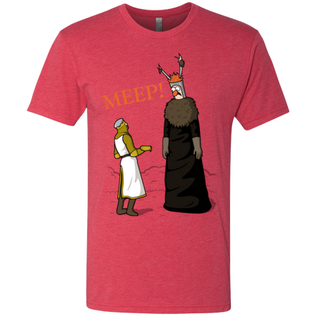 T-Shirts Vintage Red / Small The Knight Who Says MEEP Men's Triblend T-Shirt