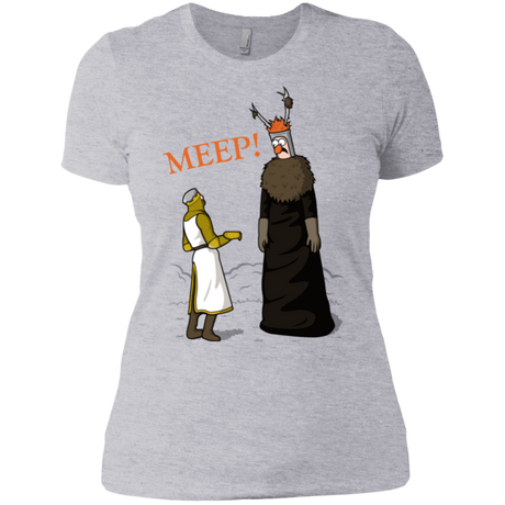 T-Shirts Heather Grey / X-Small The Knight Who Says MEEP Women's Premium T-Shirt
