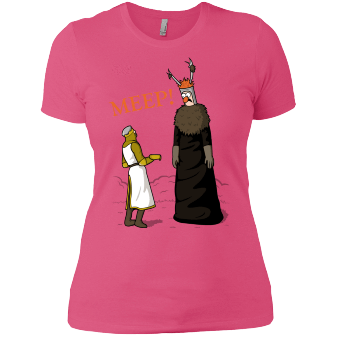 T-Shirts Hot Pink / X-Small The Knight Who Says MEEP Women's Premium T-Shirt