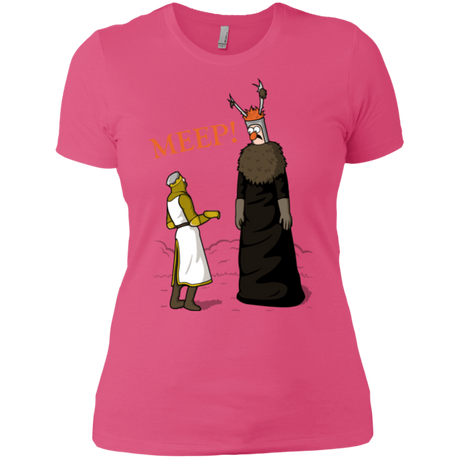 T-Shirts Hot Pink / X-Small The Knight Who Says MEEP Women's Premium T-Shirt