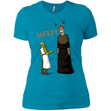 T-Shirts Turquoise / X-Small The Knight Who Says MEEP Women's Premium T-Shirt