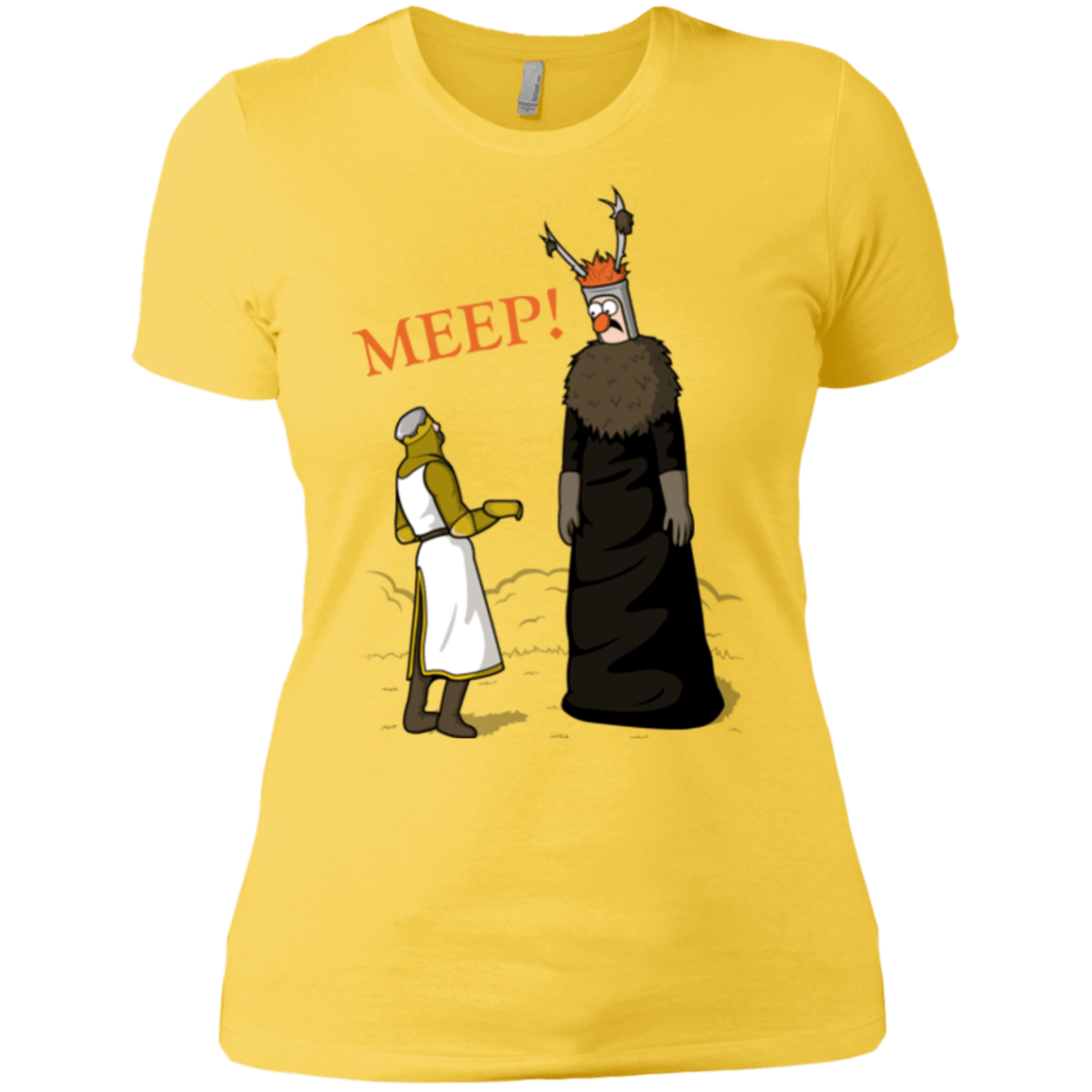 T-Shirts Vibrant Yellow / X-Small The Knight Who Says MEEP Women's Premium T-Shirt