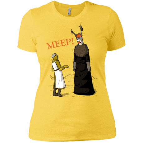 T-Shirts Vibrant Yellow / X-Small The Knight Who Says MEEP Women's Premium T-Shirt