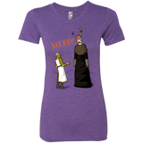 T-Shirts Purple Rush / Small The Knight Who Says MEEP Women's Triblend T-Shirt