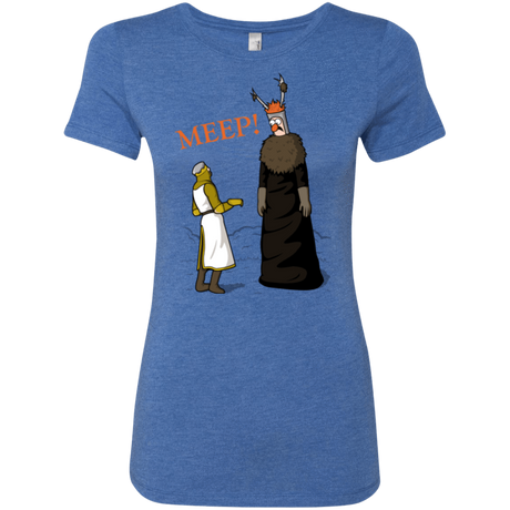 T-Shirts Vintage Royal / Small The Knight Who Says MEEP Women's Triblend T-Shirt