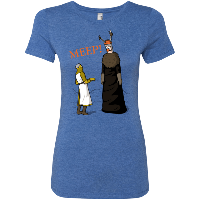 T-Shirts Vintage Royal / Small The Knight Who Says MEEP Women's Triblend T-Shirt
