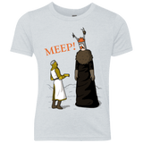T-Shirts Heather White / YXS The Knight Who Says MEEP Youth Triblend T-Shirt