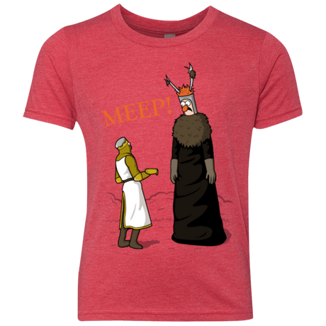 T-Shirts Vintage Red / YXS The Knight Who Says MEEP Youth Triblend T-Shirt