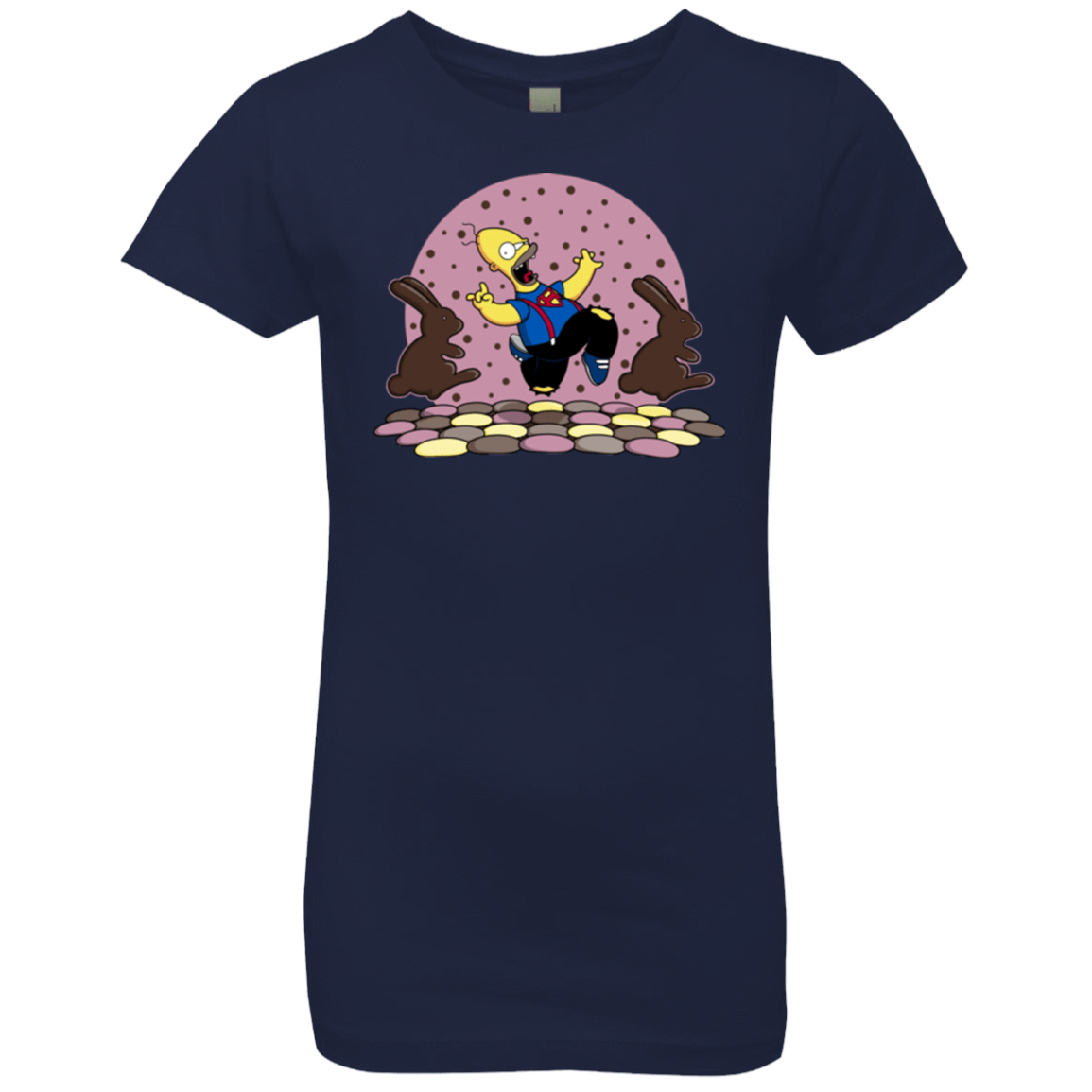 T-Shirts Midnight Navy / YXS The Land of Chocolate Girls Premium T-Shirt