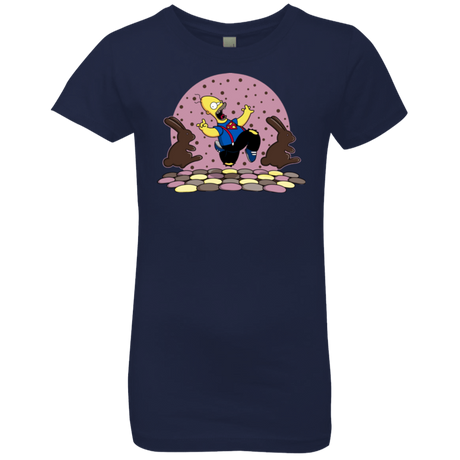 T-Shirts Midnight Navy / YXS The Land of Chocolate Girls Premium T-Shirt