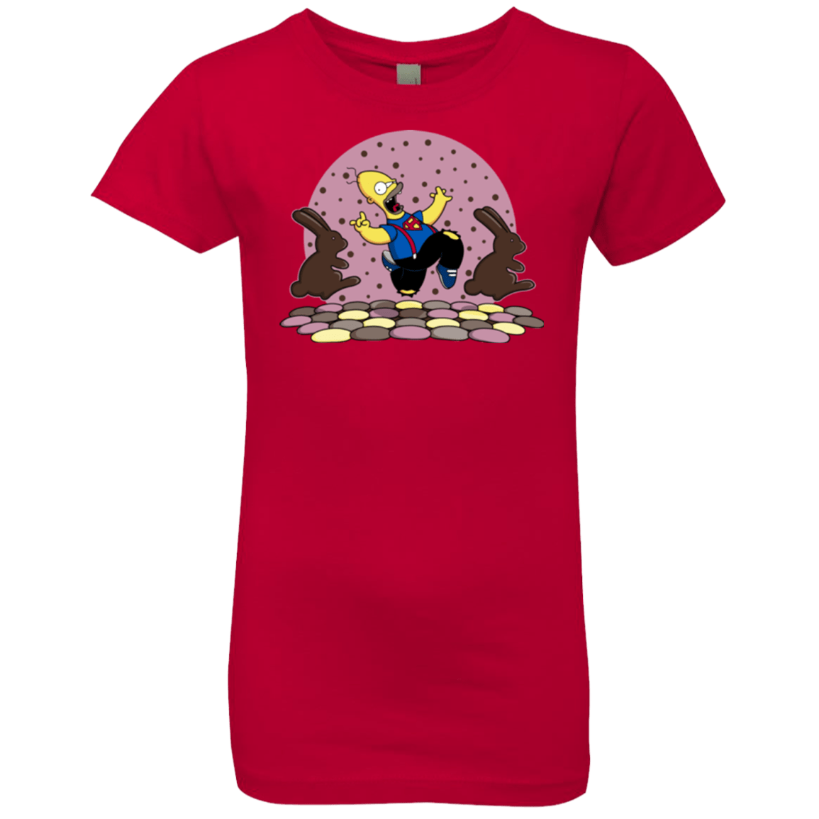 T-Shirts Red / YXS The Land of Chocolate Girls Premium T-Shirt