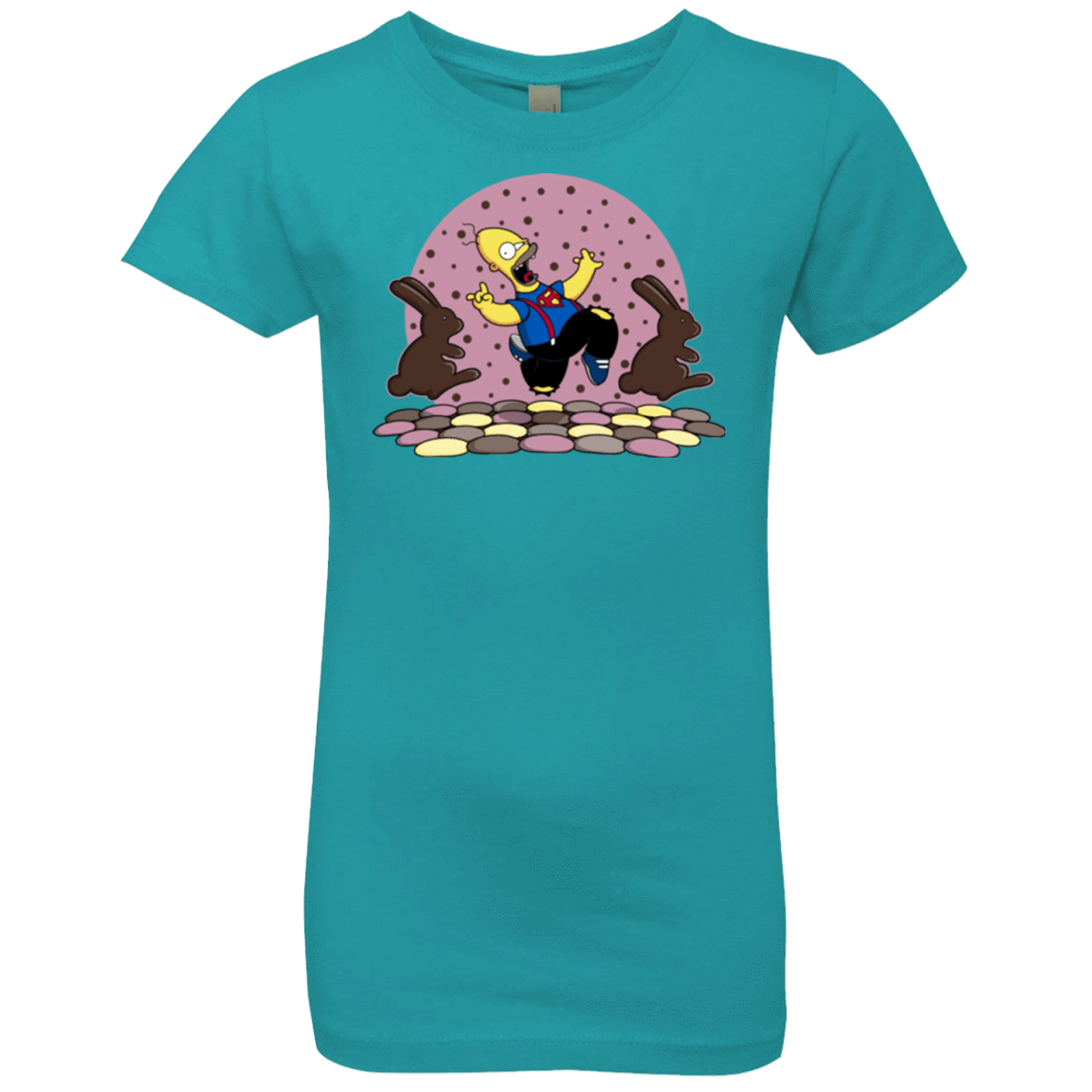 T-Shirts Tahiti Blue / YXS The Land of Chocolate Girls Premium T-Shirt