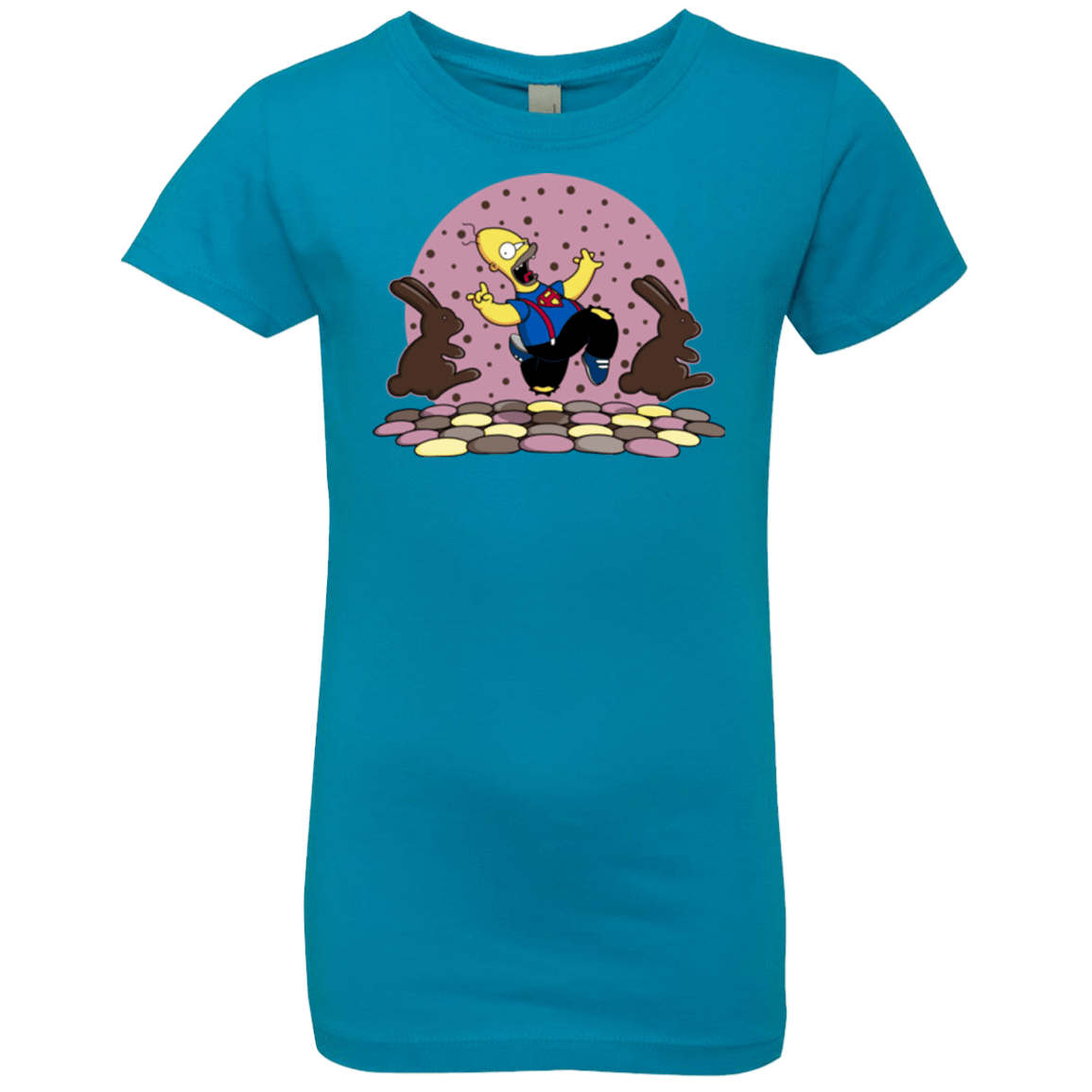 T-Shirts Turquoise / YXS The Land of Chocolate Girls Premium T-Shirt