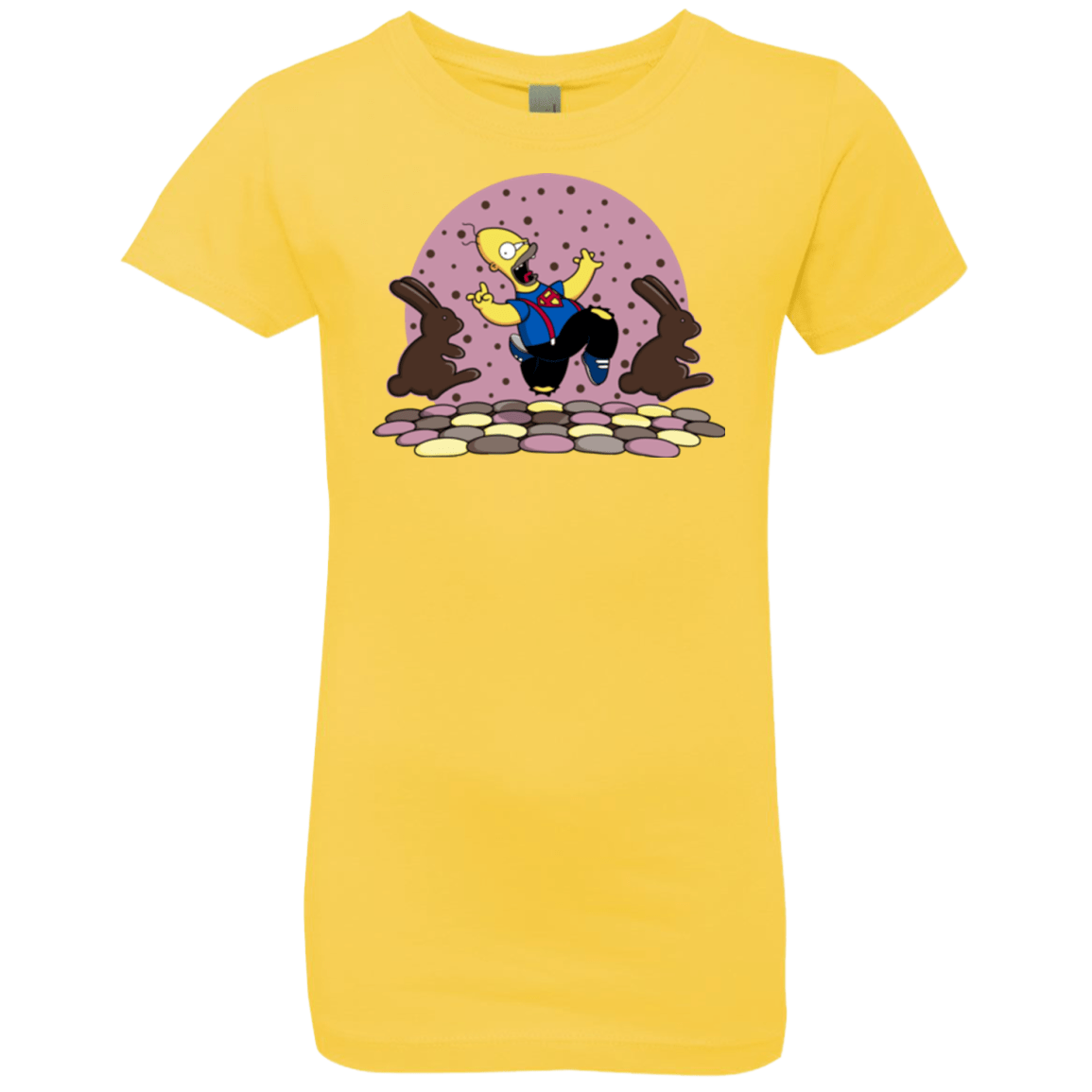 T-Shirts Vibrant Yellow / YXS The Land of Chocolate Girls Premium T-Shirt