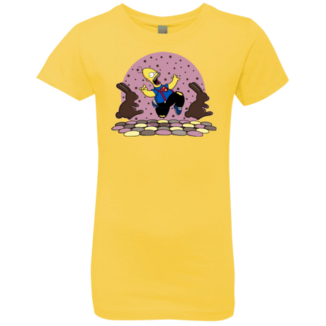 T-Shirts Vibrant Yellow / YXS The Land of Chocolate Girls Premium T-Shirt