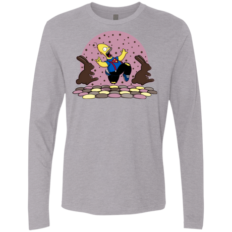 T-Shirts Heather Grey / Small The Land of Chocolate Men's Premium Long Sleeve