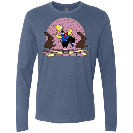 T-Shirts Indigo / Small The Land of Chocolate Men's Premium Long Sleeve