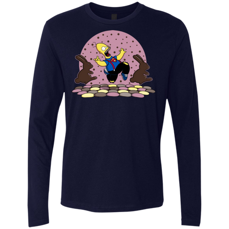 T-Shirts Midnight Navy / Small The Land of Chocolate Men's Premium Long Sleeve