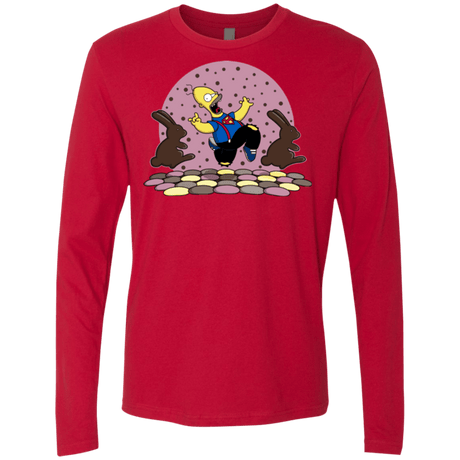 T-Shirts Red / Small The Land of Chocolate Men's Premium Long Sleeve