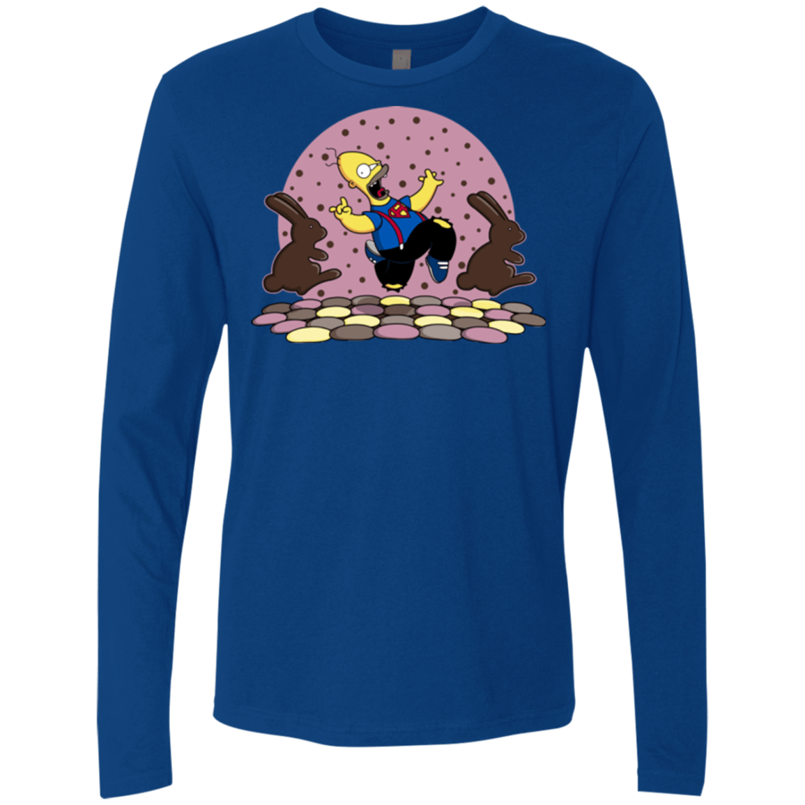 T-Shirts Royal / Small The Land of Chocolate Men's Premium Long Sleeve