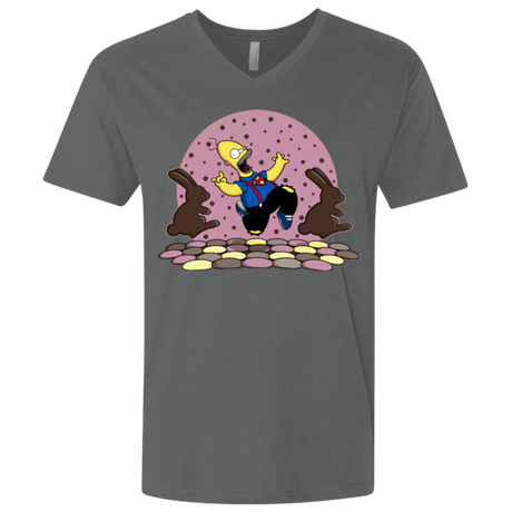 T-Shirts Heavy Metal / X-Small The Land of Chocolate Men's Premium V-Neck