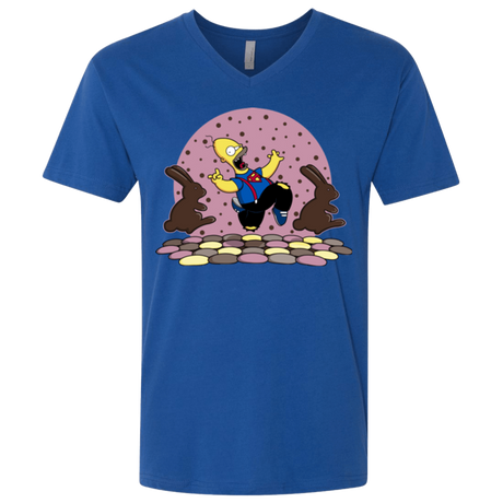 T-Shirts Royal / X-Small The Land of Chocolate Men's Premium V-Neck