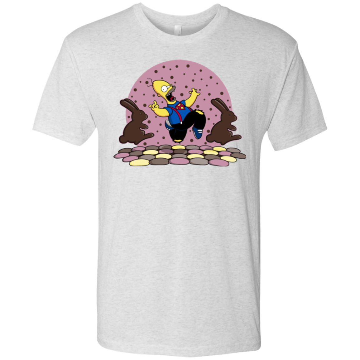 T-Shirts Heather White / Small The Land of Chocolate Men's Triblend T-Shirt