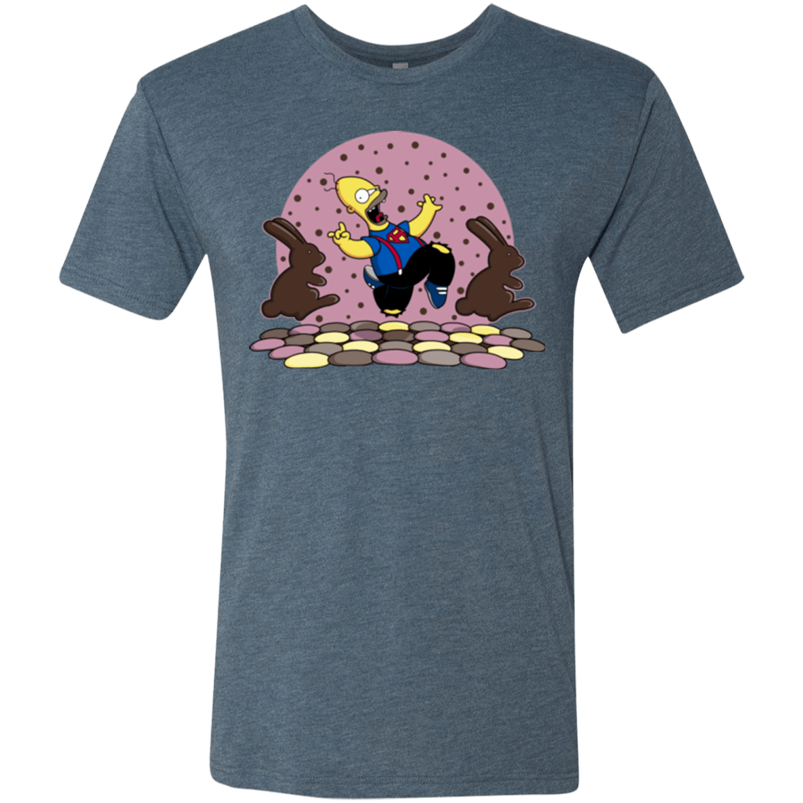 T-Shirts Indigo / Small The Land of Chocolate Men's Triblend T-Shirt