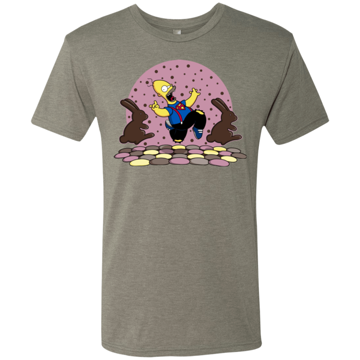 T-Shirts Venetian Grey / Small The Land of Chocolate Men's Triblend T-Shirt