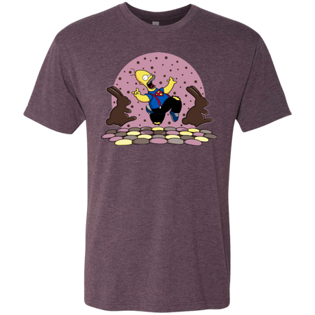T-Shirts Vintage Purple / Small The Land of Chocolate Men's Triblend T-Shirt