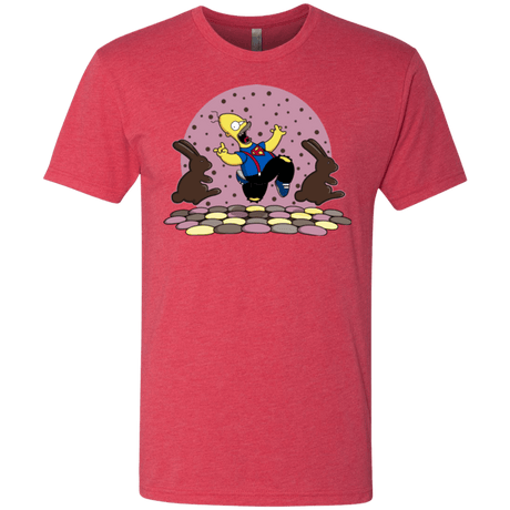 T-Shirts Vintage Red / Small The Land of Chocolate Men's Triblend T-Shirt