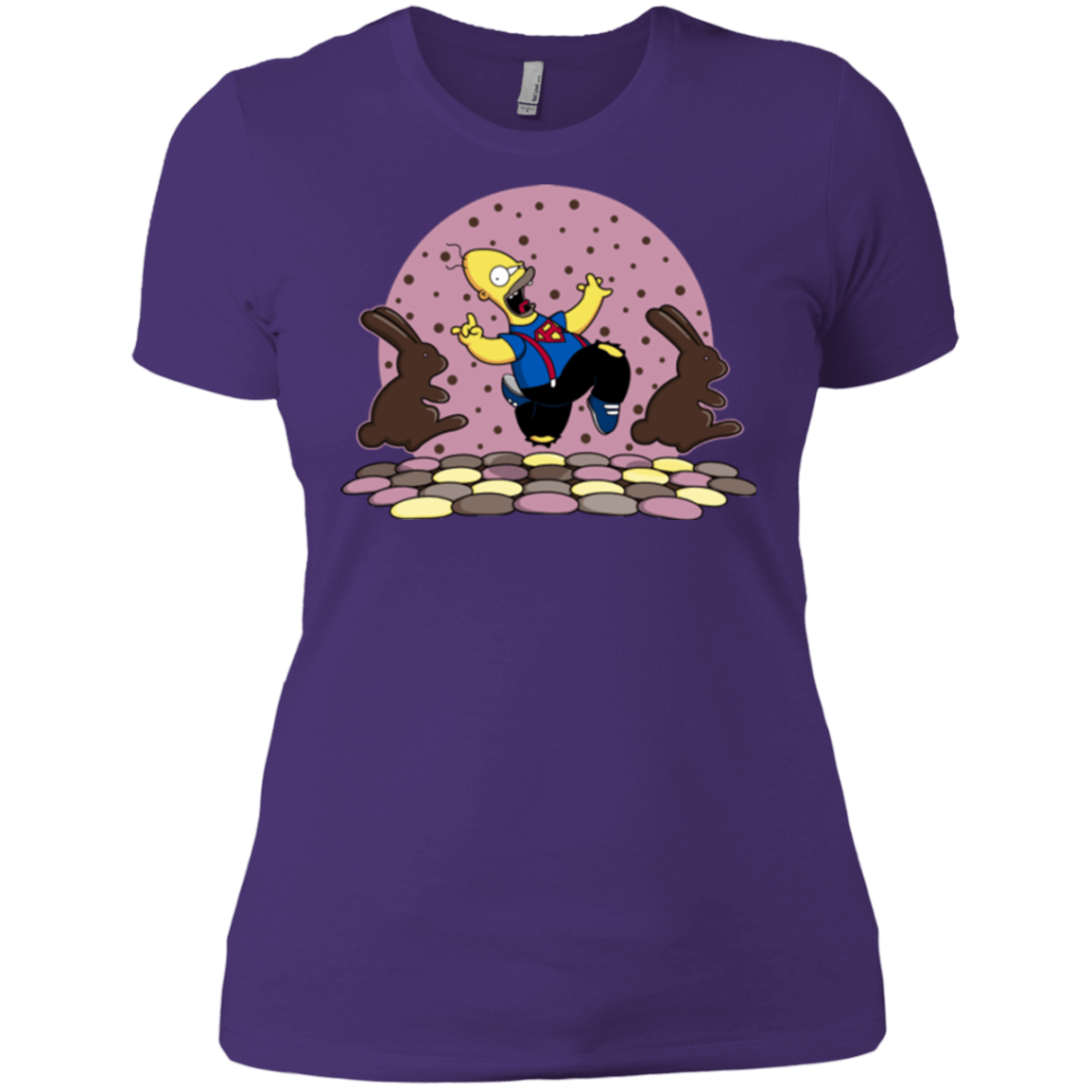 T-Shirts Purple Rush/ / X-Small The Land of Chocolate Women's Premium T-Shirt