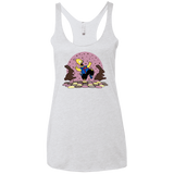T-Shirts Heather White / X-Small The Land of Chocolate Women's Triblend Racerback Tank