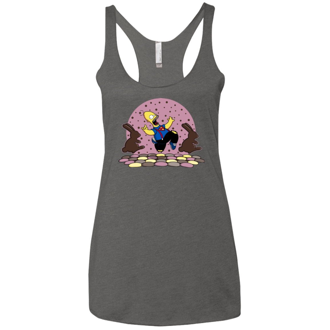 T-Shirts Premium Heather / X-Small The Land of Chocolate Women's Triblend Racerback Tank