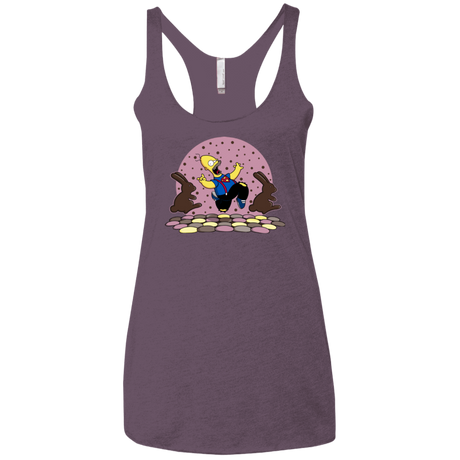 T-Shirts Vintage Purple / X-Small The Land of Chocolate Women's Triblend Racerback Tank