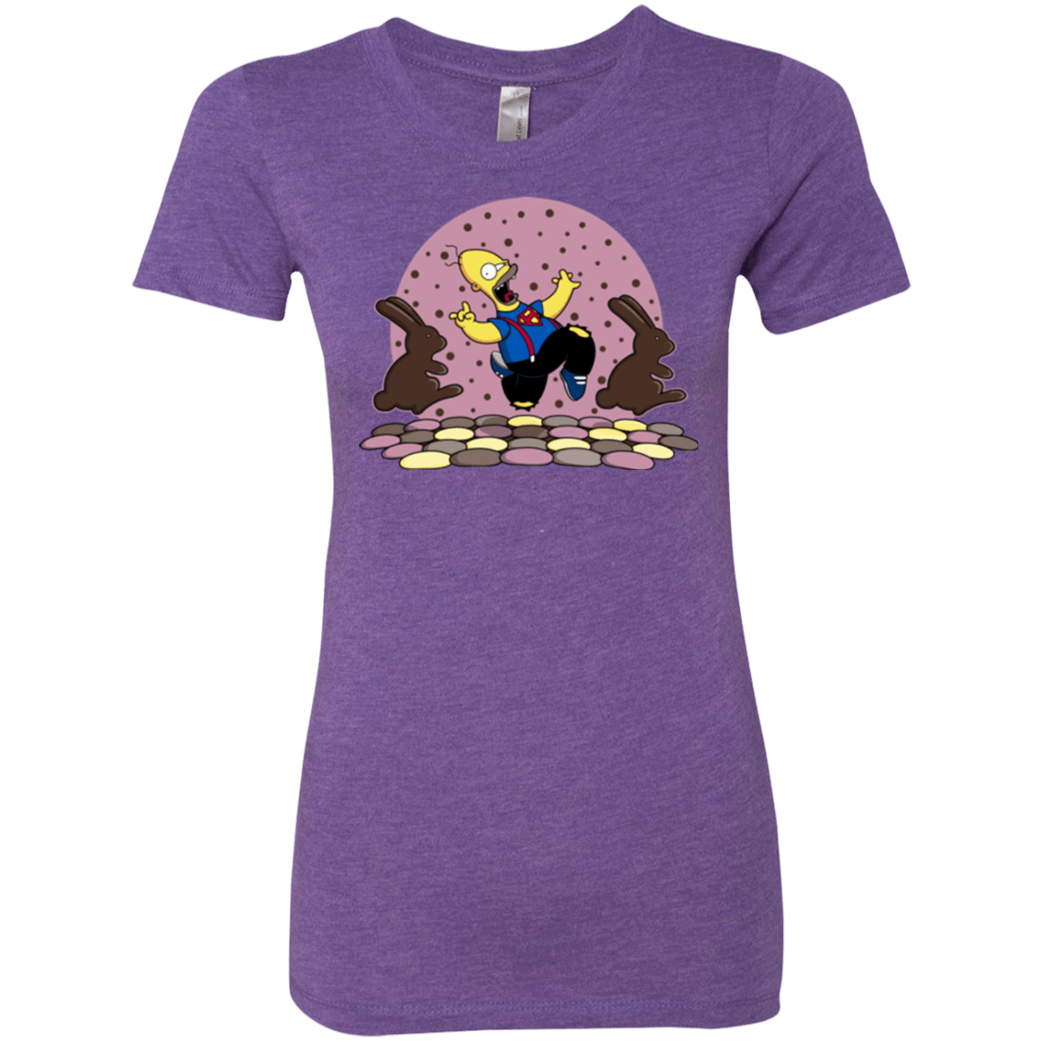 T-Shirts Purple Rush / Small The Land of Chocolate Women's Triblend T-Shirt